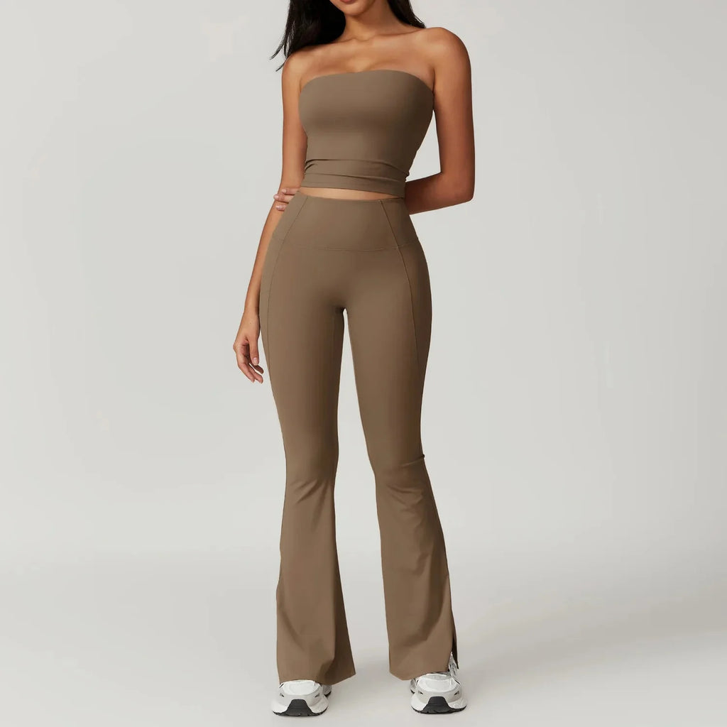 Women Gym Yoga Suit Set