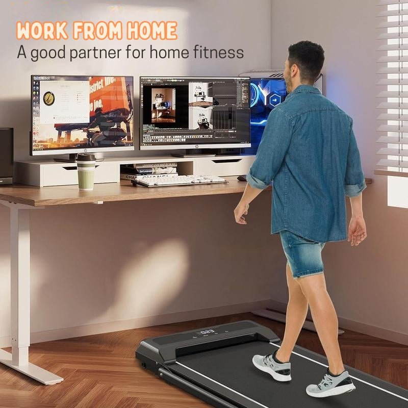 2-in-1 Portable Treadmill with Handle