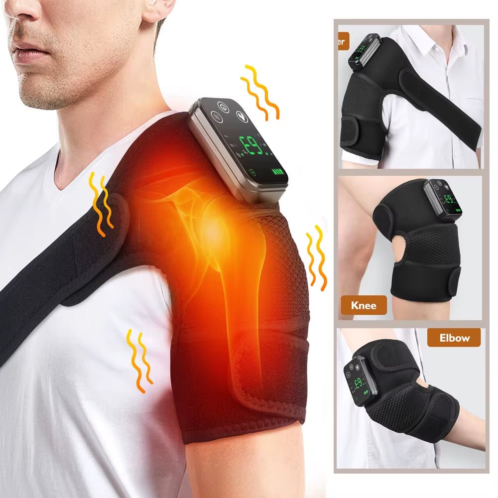 ThermaRelief Electric Heated Shoulder & Knee Massager