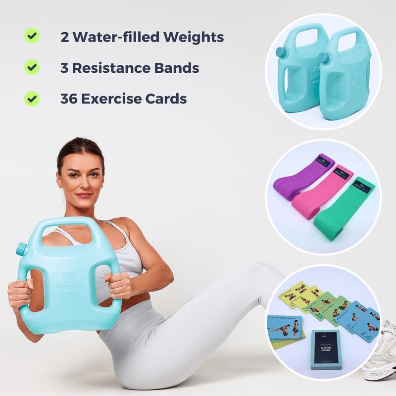 Water-Filled Adjustable Weights Set