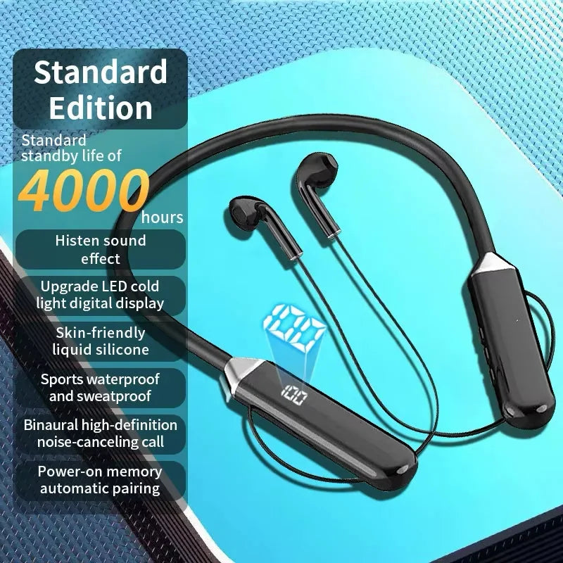 Wireless Neckband Bluetooth Earphones