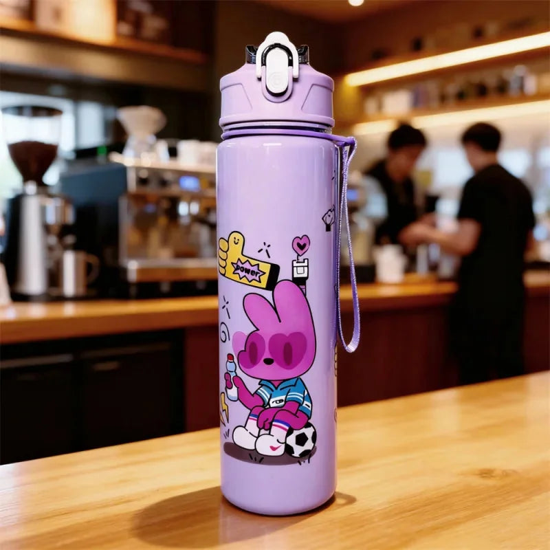 Cartoon Football Water Bottle