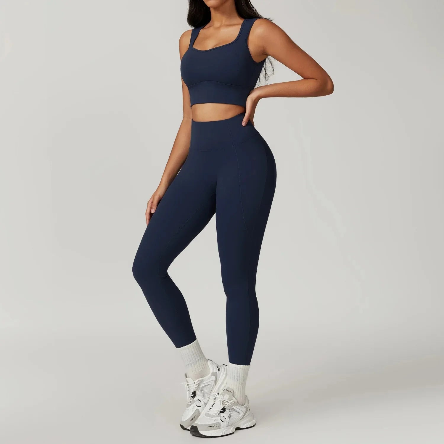 Women Gym Yoga Suit Set