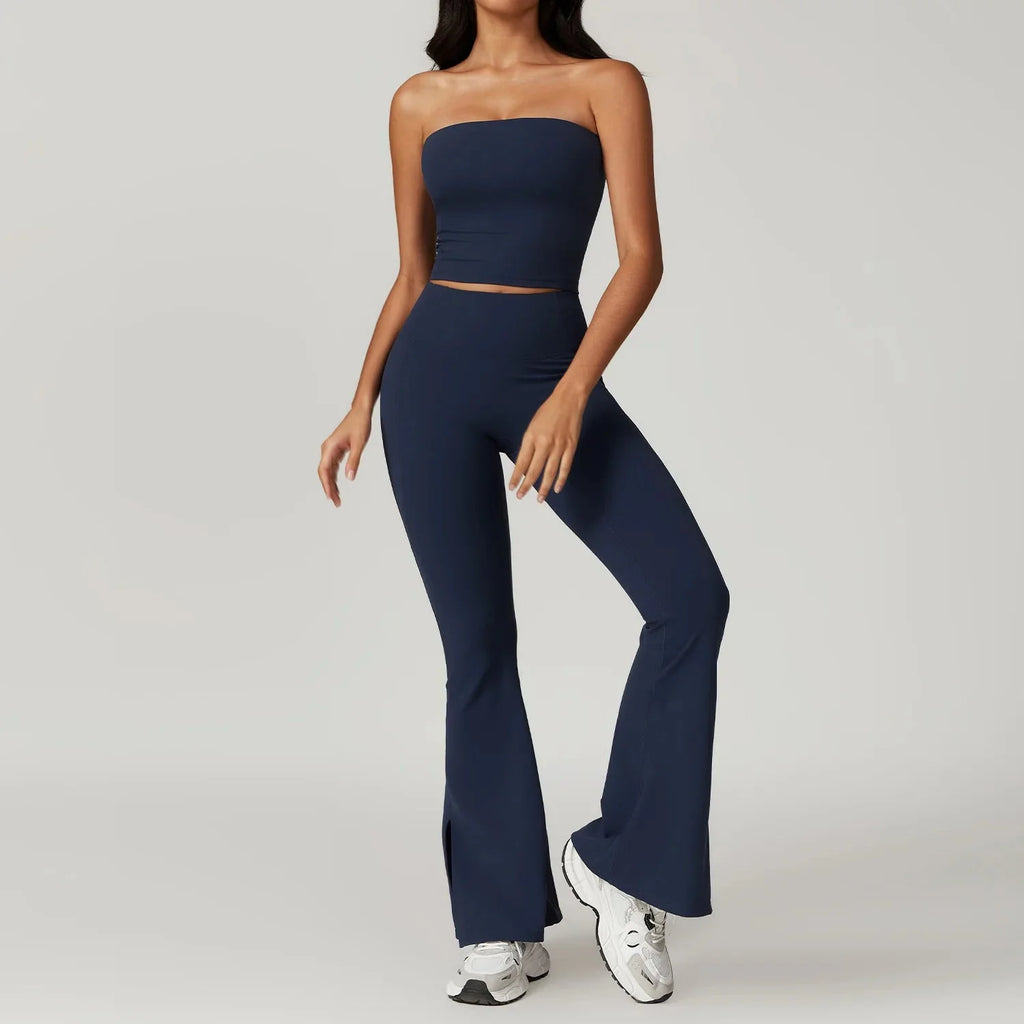 Women Gym Yoga Suit Set