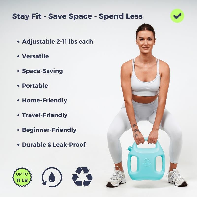 Water-Filled Adjustable Weights Set