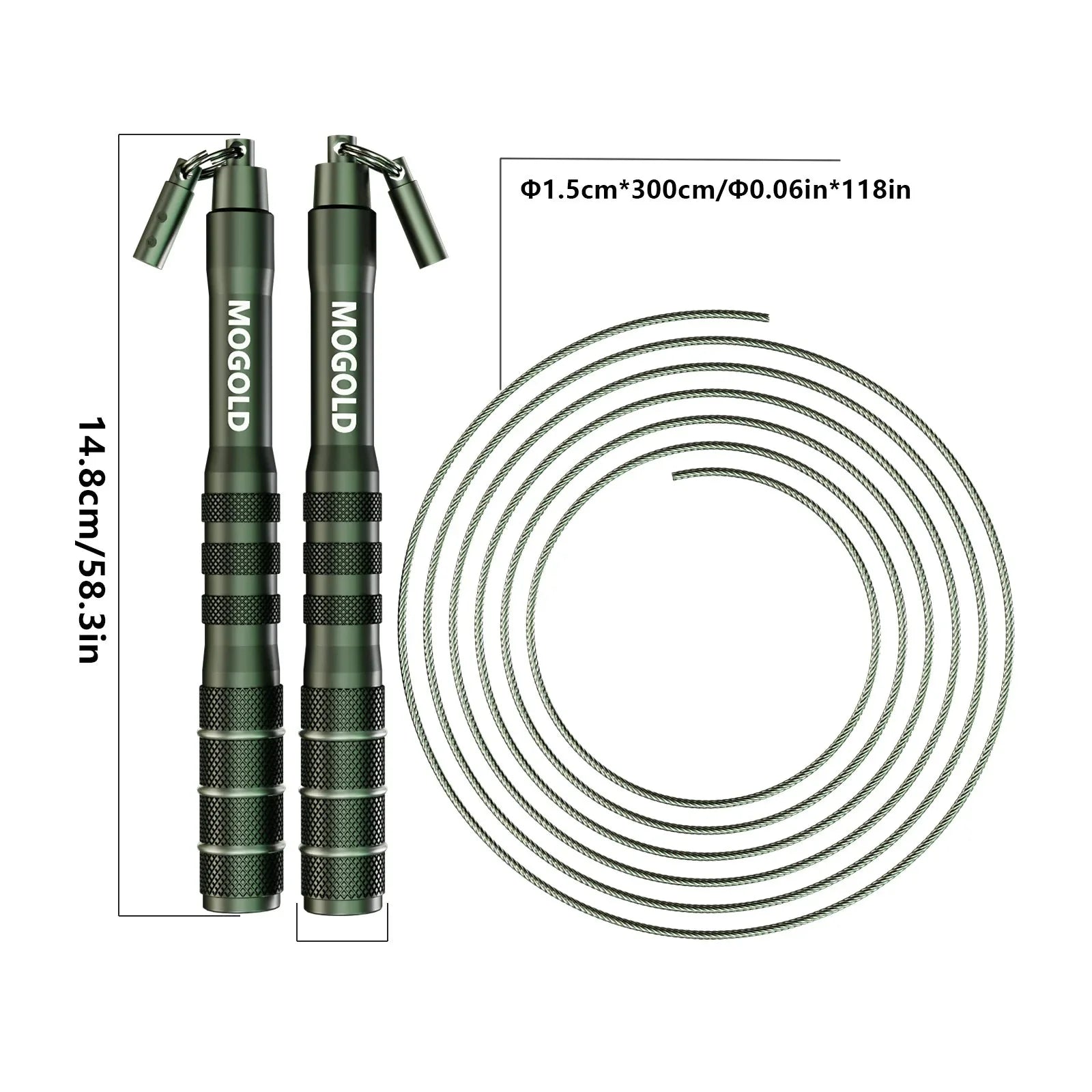 Adjustable Steel Wire Skipping Rope