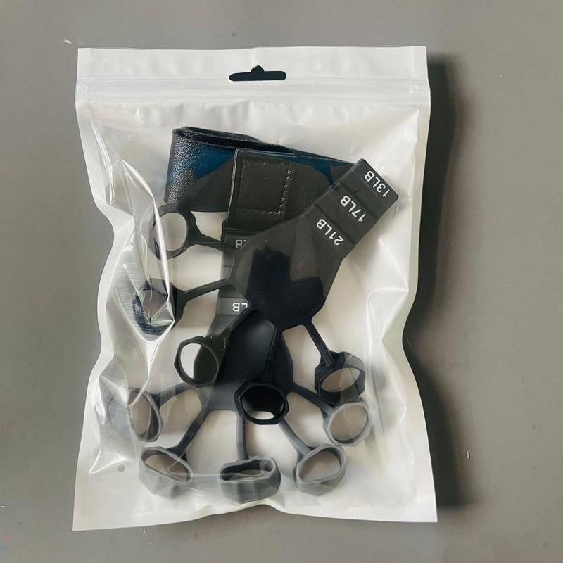 5-Finger Silicone Grip Strengthener Set