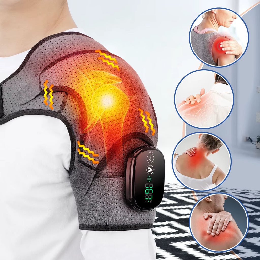 ThermaRelief Electric Heated Shoulder & Knee Massager