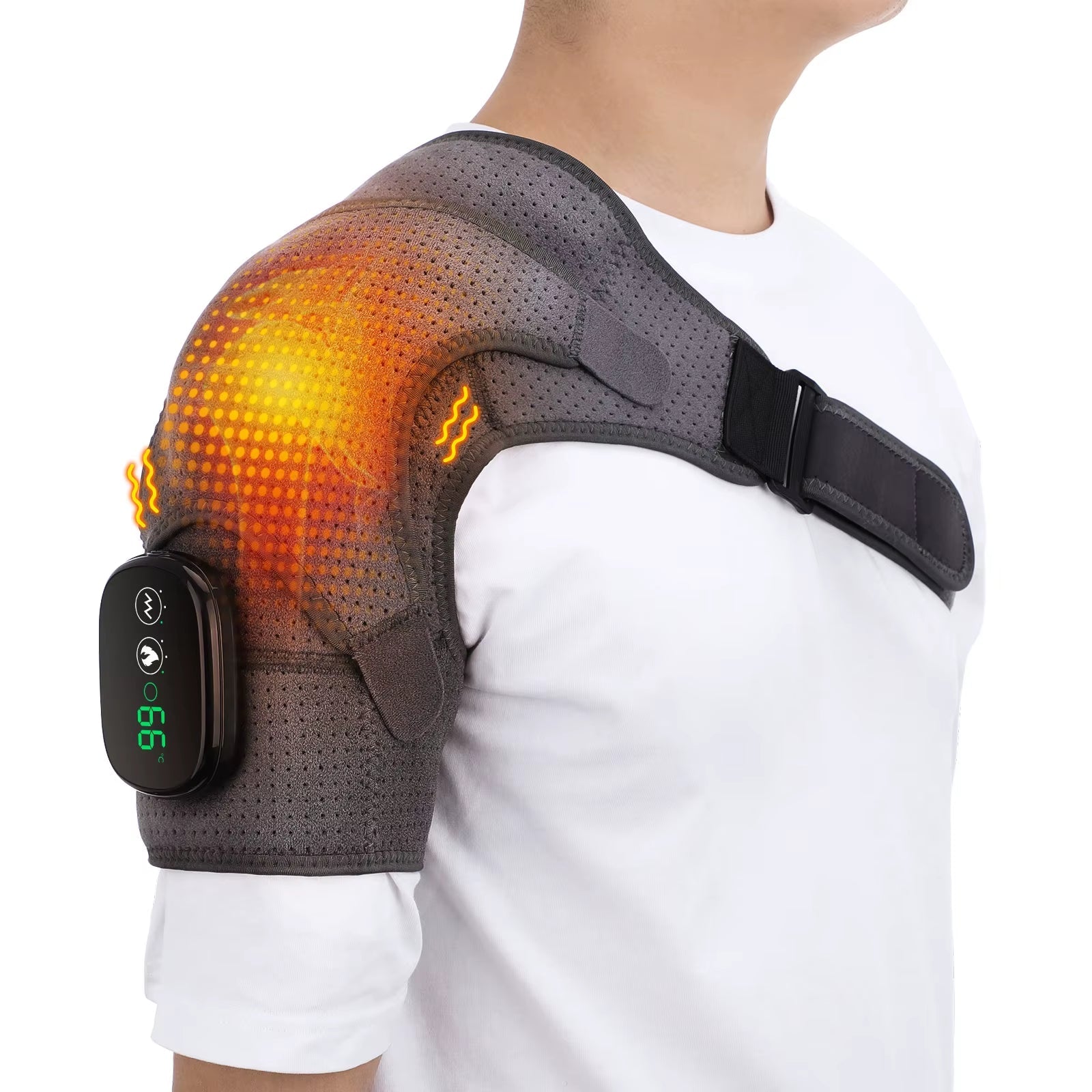 ThermaRelief Electric Heated Shoulder & Knee Massager