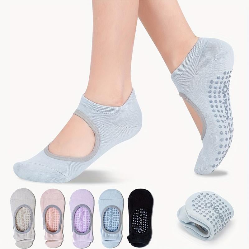 Womens-Non-slip-Yoga-Socks