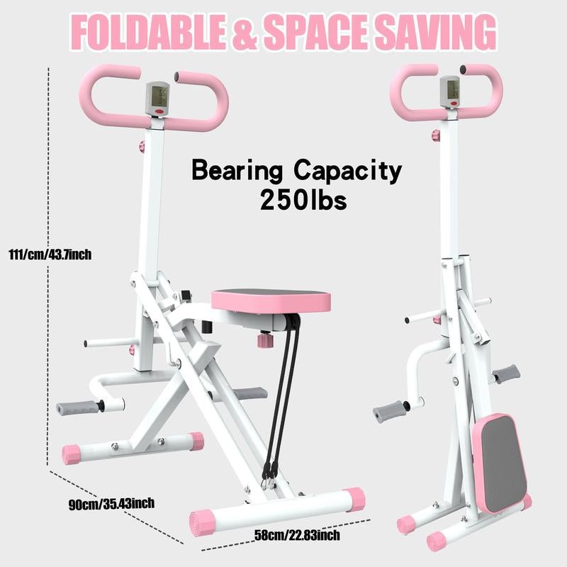 Foldable Squat Core Exercise Machine