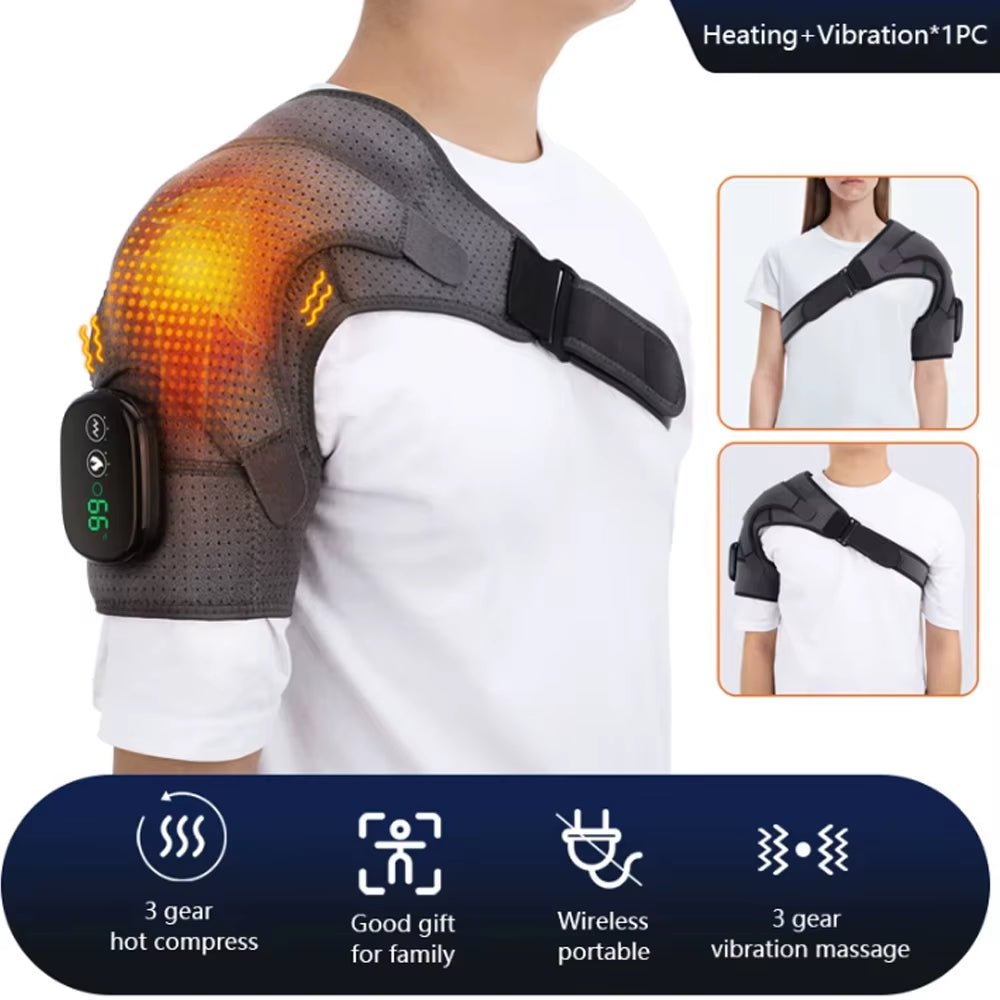ThermaRelief Electric Heated Shoulder & Knee Massager