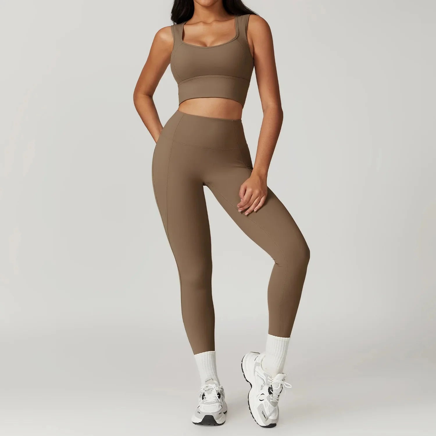 Women Gym Yoga Suit Set