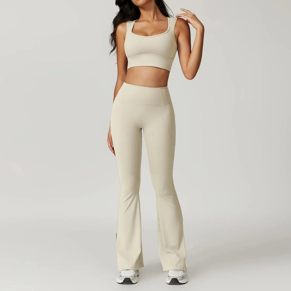 Women Gym Yoga Suit Set