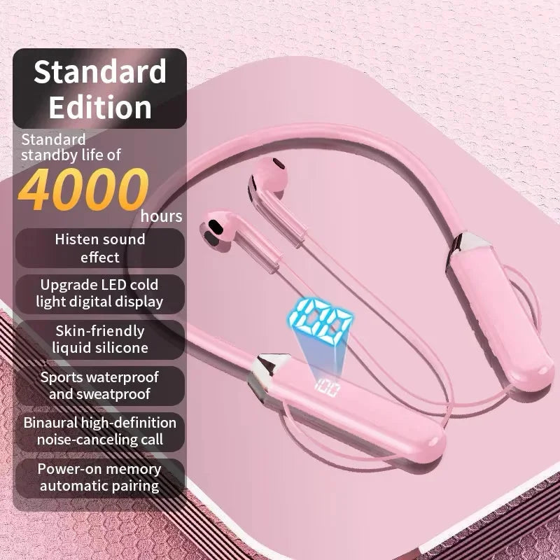 Wireless Neckband Bluetooth Earphones