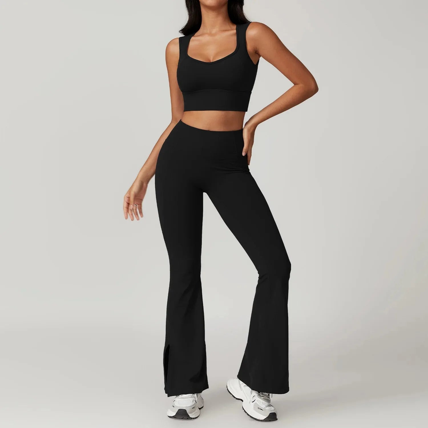 Women Gym Yoga Suit Set